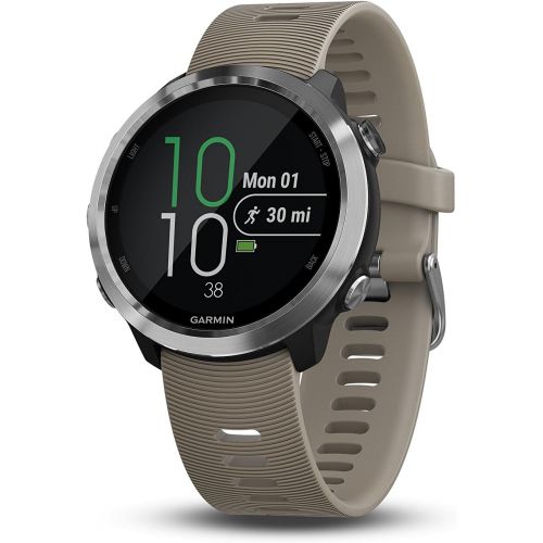 가민 [아마존베스트]Garmin Forerunner 645, GPS running watch with Garmin Pay Contactless Payments and Wrist-based Heart Rate, Sandstone