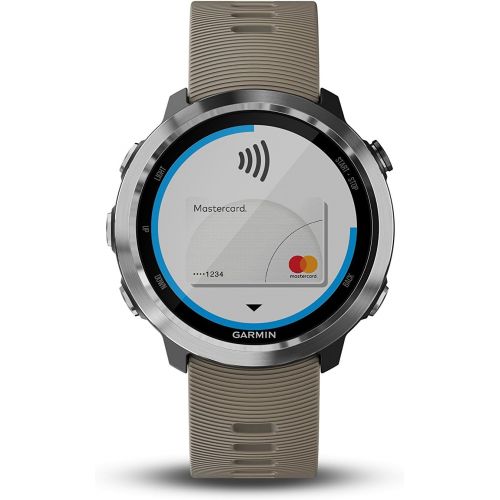 가민 [아마존베스트]Garmin Forerunner 645, GPS running watch with Garmin Pay Contactless Payments and Wrist-based Heart Rate, Sandstone