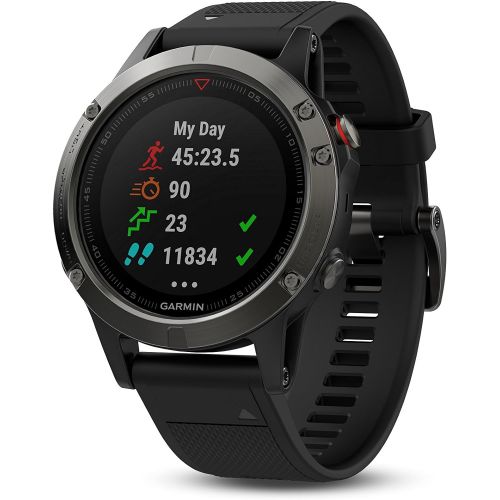 가민 [아마존베스트]Garmin Fenix 5 Sapphire - Black with Black Band