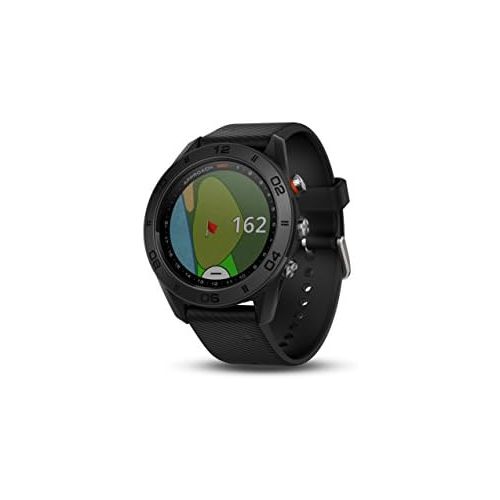 가민 [아마존베스트]Garmin Approach S60, Premium GPS Golf Watch with Touchscreen Display and Full Color CourseView Mapping, Black w/Silicone Band