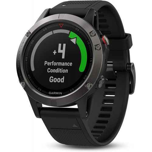 가민 [아마존베스트]Garmin Fenix 5X Sapphire - Slate Gray with Black Band