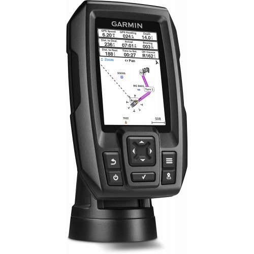 가민 Garmin Striker 4 with Transducer, 3.5 GPS Fishfinder with CHIRP Traditional Transducer