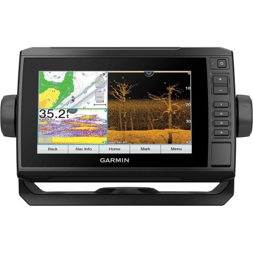 가민 Garmin ECHOMAP UHD 73cv, 7 Keyed-Assist Chartplotter with U.S. LakeVu g3 and GT24UHD-TM transducer