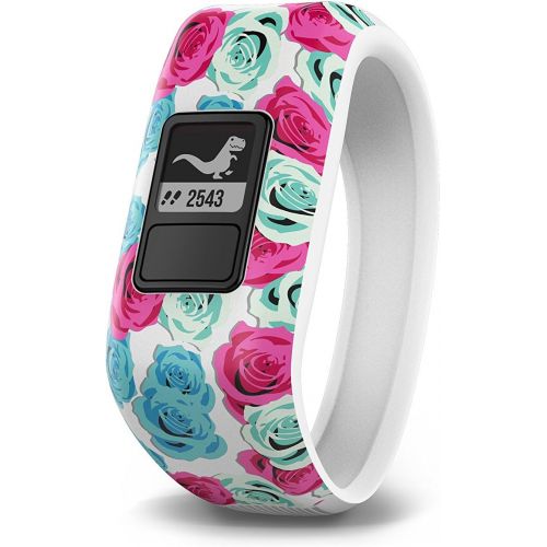 가민 Garmin vivofit jr, Kids Fitness/Activity Tracker, 1year Battery Life, Real Flower