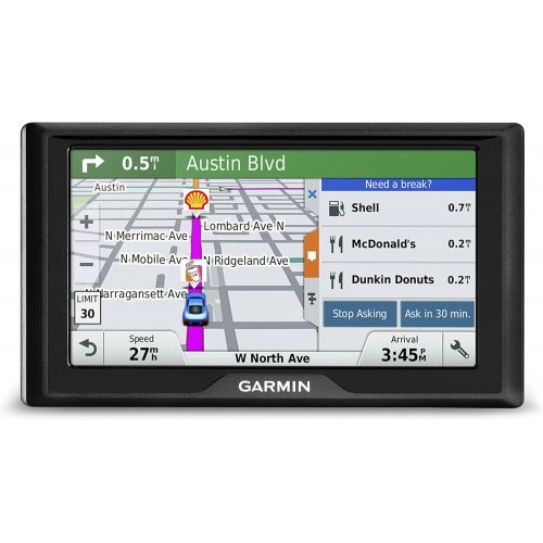 가민 Garmin Drive 60 USA LM GPS Navigator System with Lifetime Maps, Spoken Turn-By-Turn Directions, Direct Access, Driver Alerts, and Foursquare Data