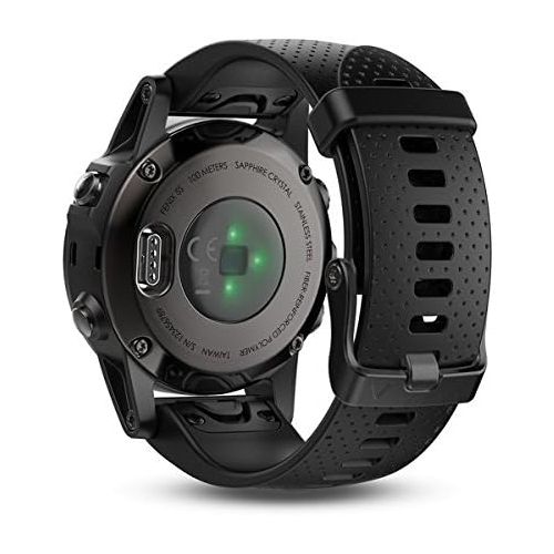 가민 Garmin Fenix 5S Sapphire - Black with Black Band - 010-01685-11