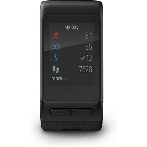 가민 Garmin Vivoactive HR GPS Smart Watch, WW, Regular Fit - Black