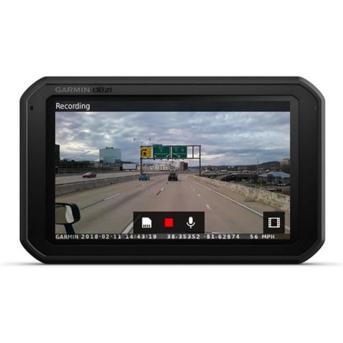 가민 Garmin dezlCam 785 LMT-S GPS Truck Navigator with Built-in Dash Cam (010-01856-00) with Accessories Bundle Includes, Universal GPS Navigation Dash-Mount, Hard EVA Case, and More