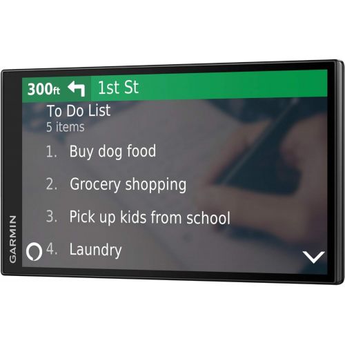 가민 Garmin DriveSmart 65 with Amazon Alexa, Built-In Voice-Controlled GPS Navigator with 6.95” High-Res Display