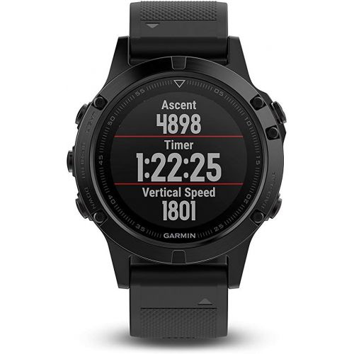 가민 Garmin Fenix 5 Sapphire - Black with Black Band