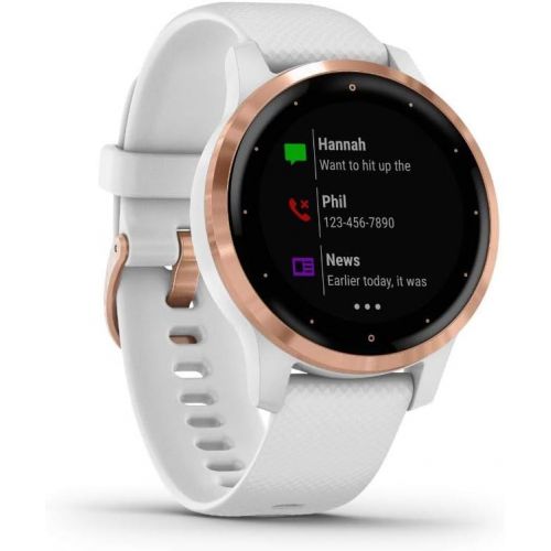 가민 Garmin Vivoactive 4S Smartwatch (010-02172-21) with Wireless Sport Earbuds & More