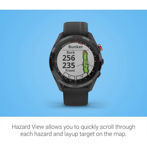 가민 Garmin Approach S62, Premium Golf GPS Watch, Built-in Virtual Caddie, Mapping and Full Color Screen, Black (010-02200-00)