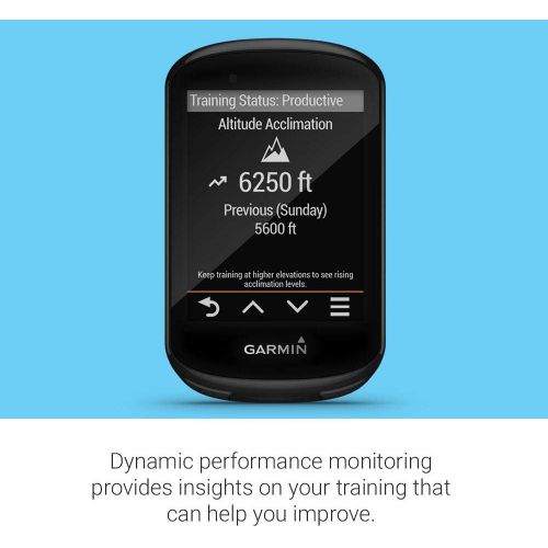 가민 Garmin Edge 830, Performance GPS Cycling/Bike Computer with Mapping, Dynamic Performance Monitoring and Popularity Routing