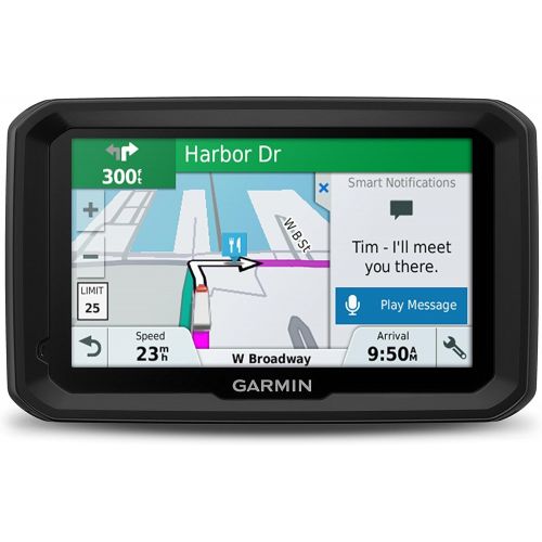 가민 Garmin dezl 580 LMT-S, Truck GPS Navigator with 5-inch Display, Free Lifetime Map Updates, Live Traffic and Weather
