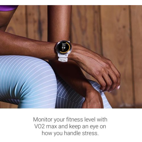 가민 Garmin vivoactive 3, GPS Smartwatch with Contactless Payments and Built-In Sports Apps, Black with Silver Hardware