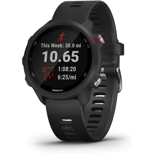 가민 Garmin Forerunner 245 Music, GPS Running Smartwatch with Music and Advanced Dynamics, Black