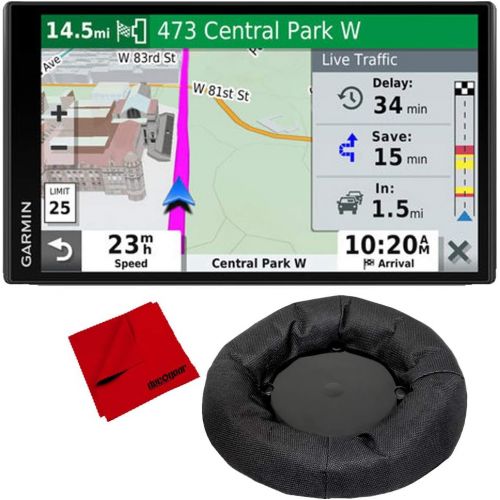 가민 Garmin DriveSmart 55 & Traffic with Included Cable Weighted GPS Dash Mount + More