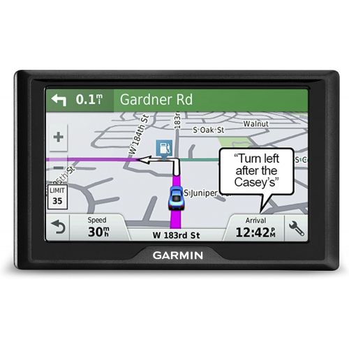 가민 Garmin Drive 50 USA + CAN LM GPS Navigator System with Lifetime Maps, Spoken Turn-By-Turn Directions, Direct Access, Driver Alerts, and Foursquare Data