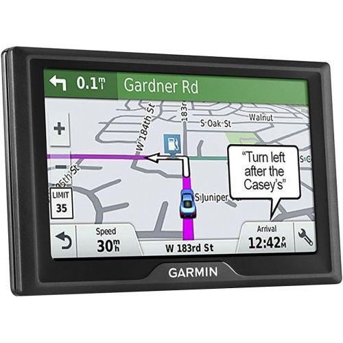 가민 Garmin Drive 51 LM GPS Navigator with Driver Alerts USA (010-01678-0B) with 5 inch Universal GPS Navigation Protect and Stow Case & 1 Piece Micro Fiber Cloth