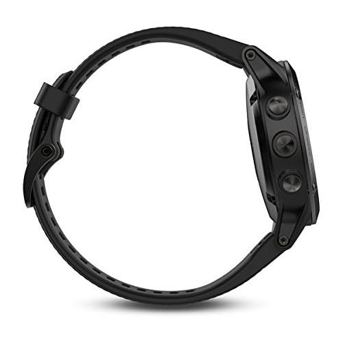 가민 Garmin 010-01688-11 1.2 Fenix 5 Sapphire - Black with Black Band (EMEA)