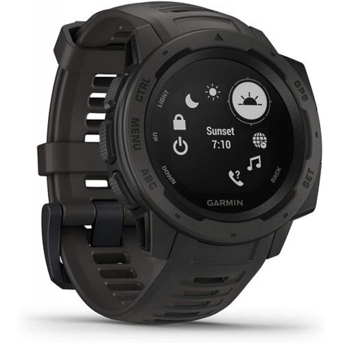 가민 Garmin Instinct Rugged Outdoor Watch with GPS and Fitness & Wellness Software Suite