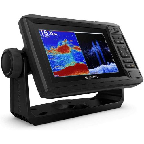 가민 Garmin ECHOMAP UHD 62Cv, 6 Keyed Chartplotter with Worldwide Basemap and GT24UHD-TM Transducer