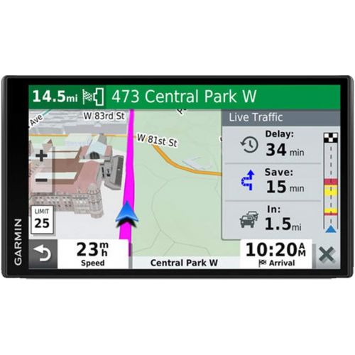 가민 Garmin DriveSmart 65 & Traffic 6.95 Display GPS Navigator with 7 EVA Case Bundle