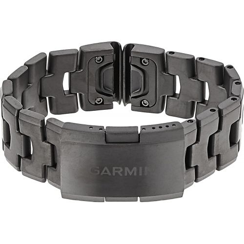 가민 Garmin Quickfit 22 Watch Band, Vented Carbon Gray Titanium Bracelet