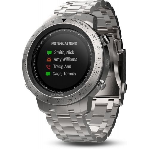 가민 Garmin Fenix Chronos, Steel with Brushed Stainless Steel Smart Watch Band