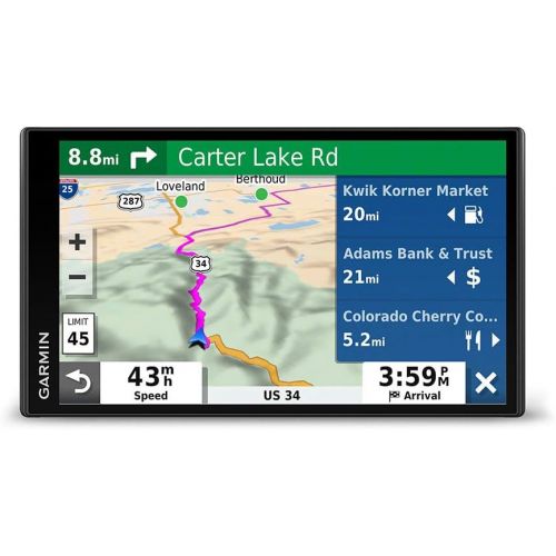 가민 Garmin DriveSmart 55 & Traffic: GPS Navigator with a 5.5C˘ Display, Hands-Free Calling, Included Traffic alerts and Information to enrich Road Trips & BC 40, Wireless Backup Camer