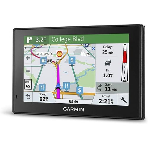 가민 Garmin Drive 51LMT-S GPS Navigator Lifetime Maps (US) with Friction Mount - 010-01678-B2