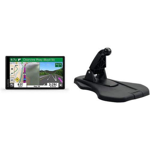 가민 Garmin DriveSmart 55 & Traffic: GPS Navigator with a 5.5C˘ Display, Hands-Free Calling, Included Traffic alerts and Information to enrich Road Trips Bundle with Garmin Friction Mo