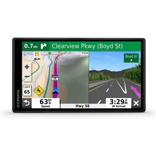 가민 Garmin DriveSmart 55 & Traffic: GPS Navigator with a 5.5C˘ Display, Hands-Free Calling, Included Traffic alerts and Information to enrich Road Trips Bundle with Garmin Friction Mo