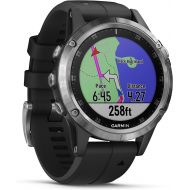 Garmin fnix 5 Plus, Premium Multisport GPS Smartwatch, Features Color Topo Maps, Heart Rate Monitoring, Music and Pay, Black/Silver, Europe