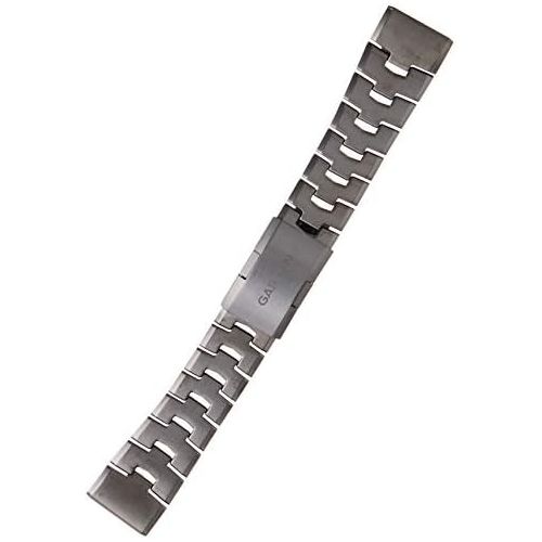 가민 Garmin Quickfit 26 Watch Band, Vented Carbon Gray Titanium Bracelet