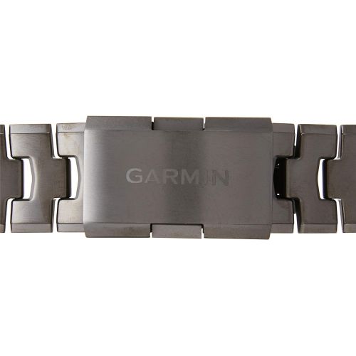 가민 Garmin Quickfit 26 Watch Band, Vented Carbon Gray Titanium Bracelet