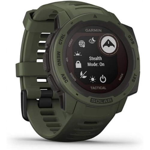 가민 Garmin Instinct Solar Smartwatch Tactical Edition(010-02293-14) w/ 2X Screen Protectors