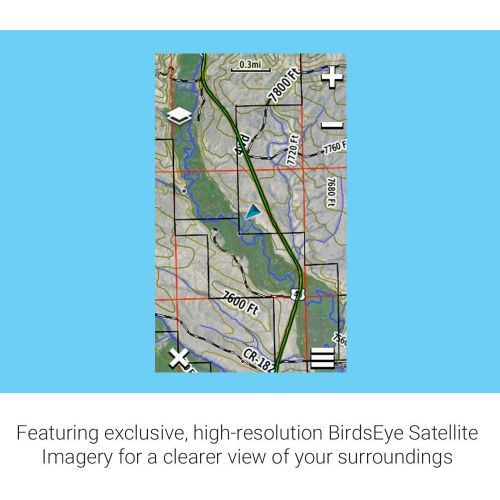 가민 Garmin Huntview Plus, Preloaded microSD Cards With Hunting Management Units for Garmin Handheld GPS Devices, Colorado