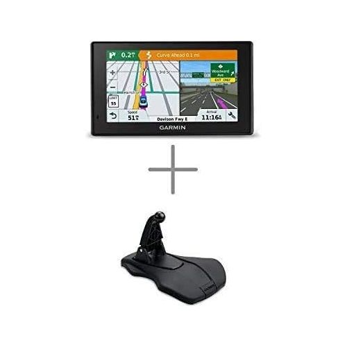 가민 Garmin DriveSmart 51 NA LMT-S Friction Mount Bundle (010-01680-02) with Lifetime Maps/Traffic, Live Parking, Bluetooth,WiFi, Smart Notifications, Voice Activation, Driver Alerts