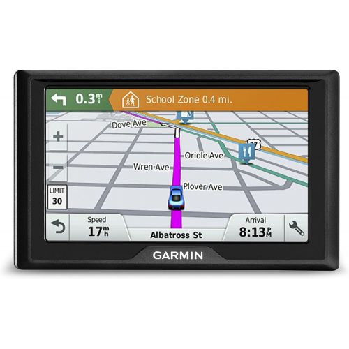 가민 Amazon Renewed Garmin Drive 50 USA LM GPS Navigator System with Lifetime Maps, Spoken Turn-By-Turn Directions, Direct Access, Driver Alerts, and Foursquare Data, (Renewed)