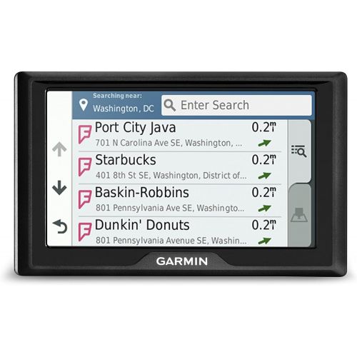 가민 Amazon Renewed Garmin Drive 50 USA LM GPS Navigator System with Lifetime Maps, Spoken Turn-By-Turn Directions, Direct Access, Driver Alerts, and Foursquare Data, (Renewed)