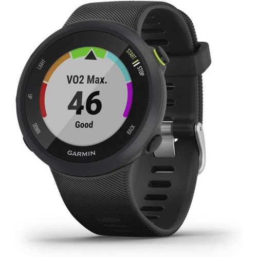 가민 Garmin Forerunner 45, 42mm Easy-to-use GPS Running Watch with Coach Free Training Plan Support, Black