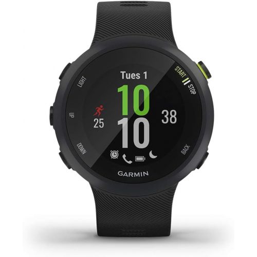가민 Garmin Forerunner 45, 42mm Easy-to-use GPS Running Watch with Coach Free Training Plan Support, Black