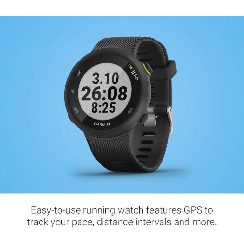 가민 Garmin Forerunner 45, 42mm Easy-to-use GPS Running Watch with Coach Free Training Plan Support, Black