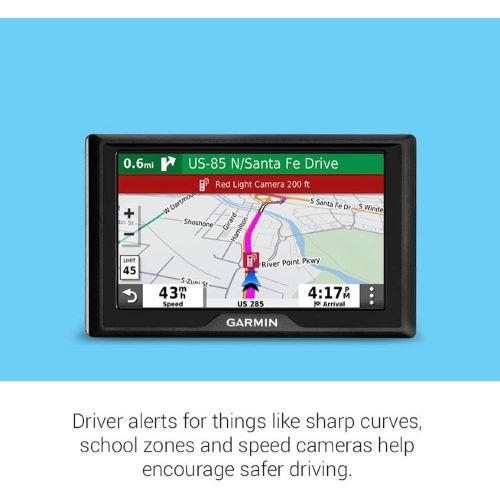 가민 Garmin Drive 52 and Traffic, GPS Navigator with 5” Display, Simple On-Screen Menus and Easy-to-See Maps