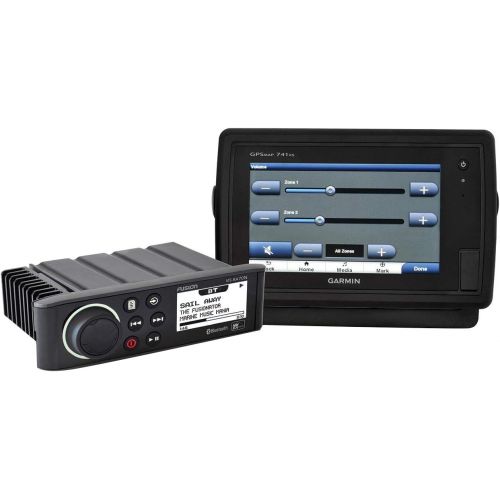 가민 Garmin Fusion MS-RA70N Stereo with 4x50W AM/FM/Bluetooth 2-Zone USB NMEA 2000 Fusion Link Wireless Control for Fusion Link App