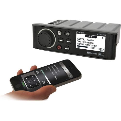 가민 Garmin Fusion MS-RA70N Stereo with 4x50W AM/FM/Bluetooth 2-Zone USB NMEA 2000 Fusion Link Wireless Control for Fusion Link App