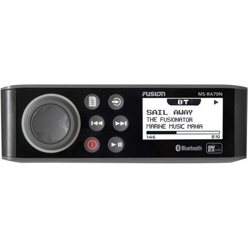 가민 Garmin Fusion MS-RA70N Stereo with 4x50W AM/FM/Bluetooth 2-Zone USB NMEA 2000 Fusion Link Wireless Control for Fusion Link App