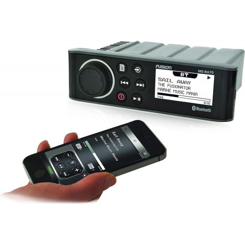 가민 Garmin Fusion MS-RA70 Stereo with 4x50W AM/FM/Bluetooth 2-Zone USB Wireless Control for Fusion Link App