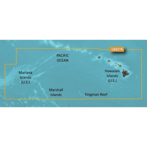 가민 Garmin BlueChart g2 Vision - VUS027R - Hawaiian Islands - Mariana Islands - microSD/SD